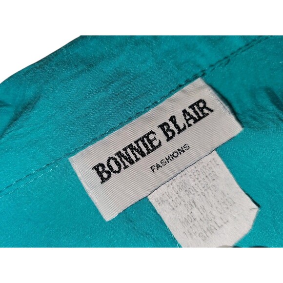 Vintage 80s Womens S Grandmacore Tracksuit 3 Piece Bonnie Blair Top Pants Outfit - Picture 10 of 16